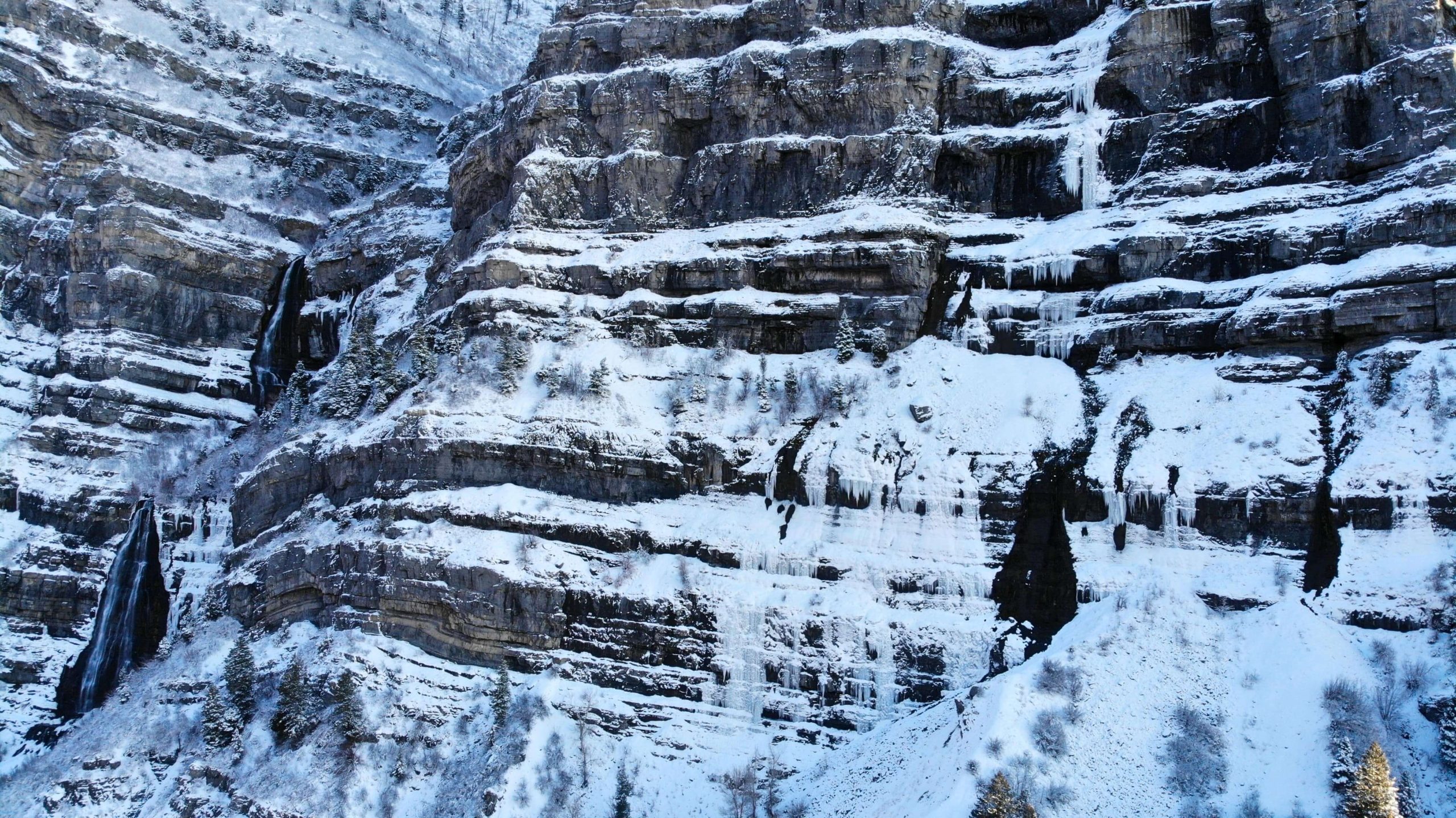 Drone Photography of Bridal Veil Falls / Provo Canyon