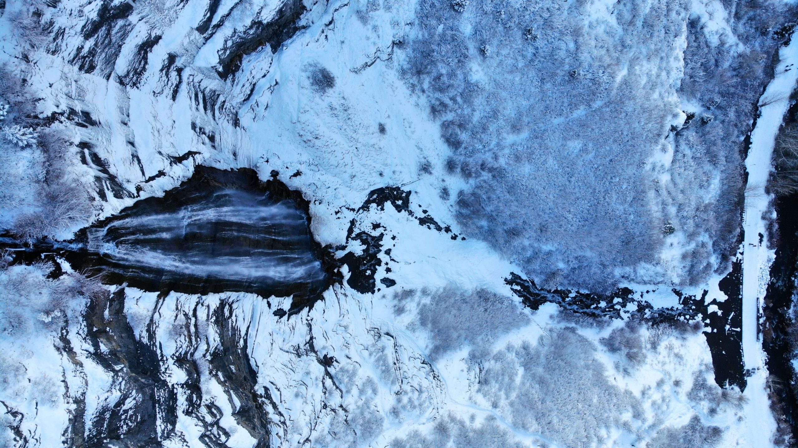 Drone Photography of Bridal Veil Falls